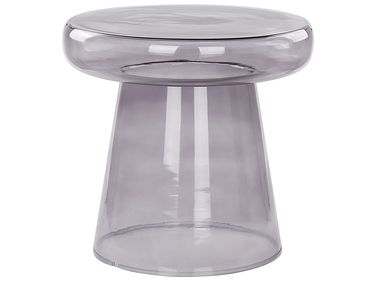 Bijzettafel CALDERA Glas Grijs