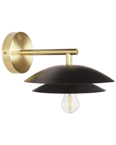 Lampe murale LASOLO Métal Noir