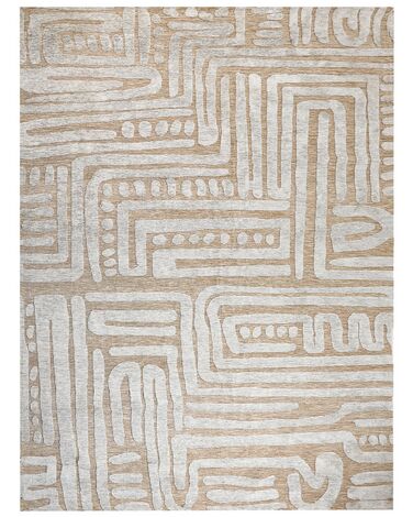 Rug MANDAI Beige 300 x 400 cm
