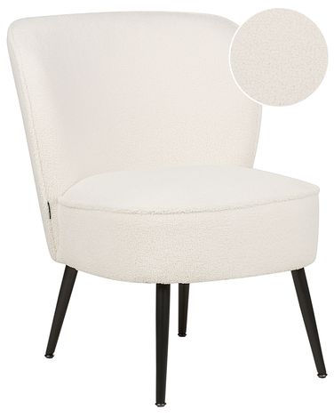 Armchair VOSS Boucle White