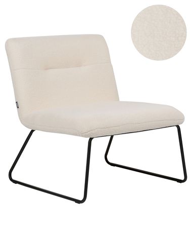 Fauteuil COTULLA Bouclé Wit