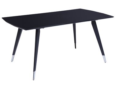 Dining Table MOSSLE Black 160 cm 90 cm