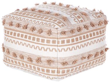 Pouffe KARAW Cotton Beige