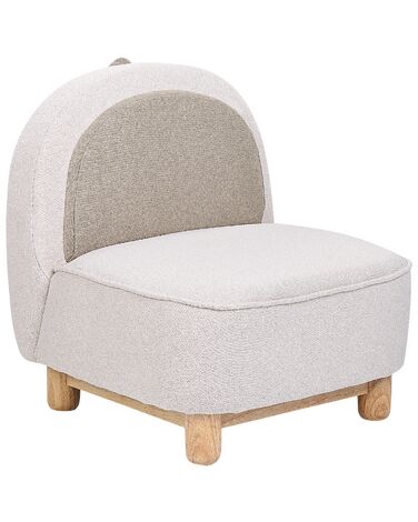 Fauteuil pour enfants Dinosaure FABORG Tissu Beige clair