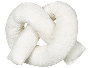 Coussin GLADIOLUS Bouclé 172 x 14 cm Blanc cassé Unicolore