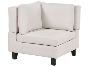 Corner Seat UNSTAD Fabric Light Beige