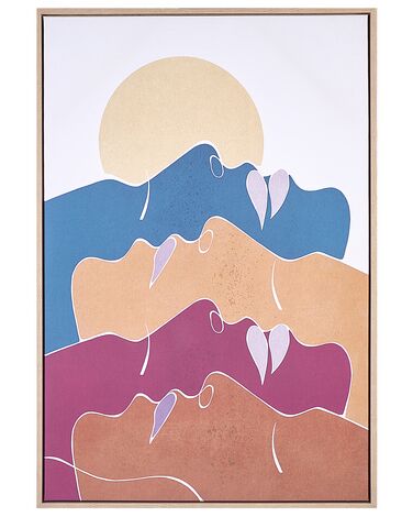 Canvas FASANO Feminine Motif 63 x 93 cm Multicolour