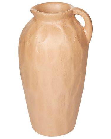 Decoratieve vaas TAIPING Keramiek 46 cm Zandbeige