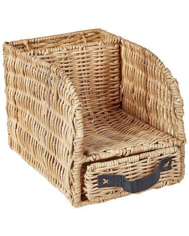Papier organizer MALPELO Rotan Natuurlijk