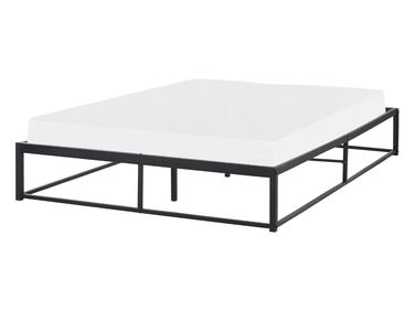 Bed Metaal VIRY 140 x 200 cm Zwart