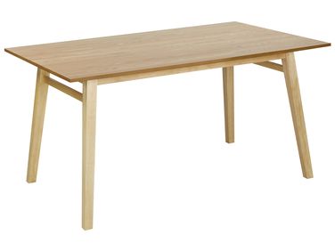 Eettafel VARLEY Natuurlijk essenhout 150 cm 90 cm