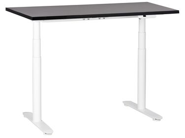 Electric Adjustable Standing Desk DESTINAS Black/ White 120 cm 72 cm