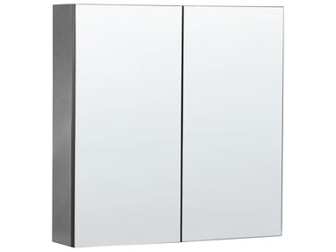 Armoire de toilette murale NAVARRA 60 cm 60 cm Noir