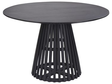Eettafel MESILLA Zwart 120 cm 120 cm Acaciahout