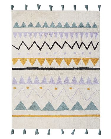 Kids Rug ZAYSAN Green 140 x 200 cm Cotton