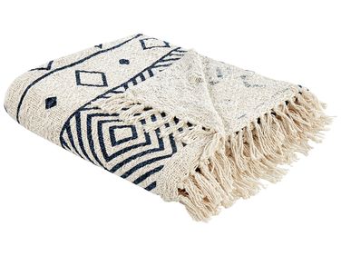 Plaid NAJUY Katoen 150 x 200 cm Beige