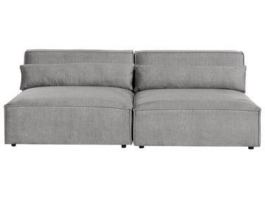 Modular Sofa 2 Seater HELLNAR Fabric Grey
