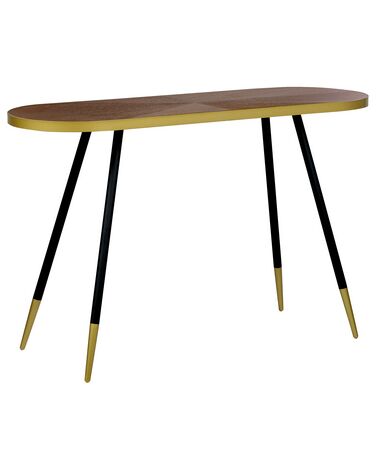 Console Table RAMONA Dark Ash Wood