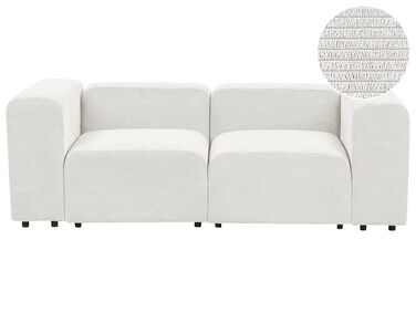 Modular Sofa 2 Seater FALSTERBO Corduroy Off-White