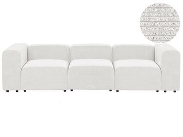 Modular Sofa 3 Seater FALSTERBO Corduroy Off-White