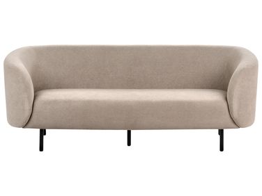 Canapé 3 places LOEN Tissu Taupe
