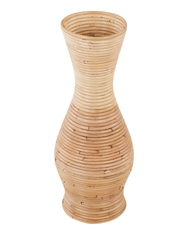 Decoratieve vaas TRINISA Rotan 50 cm Natuurlijk