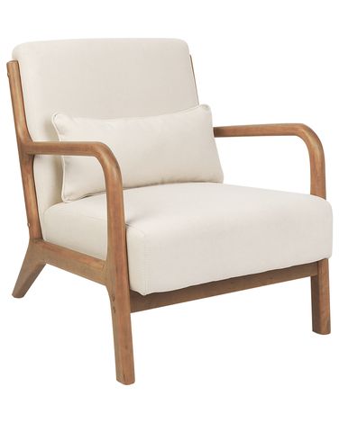 Fauteuil SKOVDE Tissu Beige clair