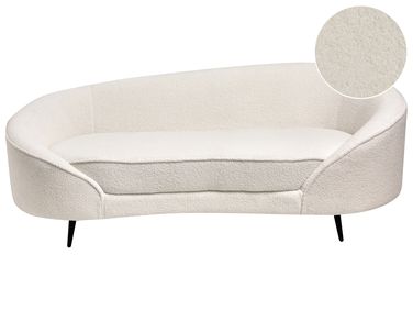Sofa 2 Seater SAVAR Boucle White