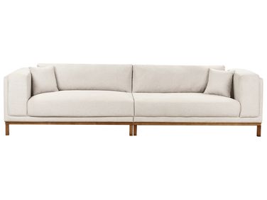 Sofa 4 Seater VENG Fabric Light Beige