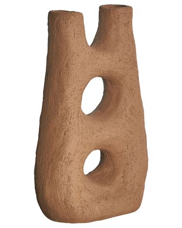 Bloemenvaas UARU Steengoed 27 cm Bruin