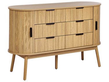 Commode à 6 tiroirs SELAH Marron