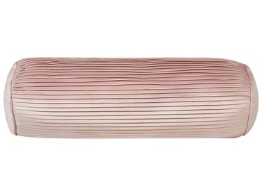 Coussin JONQUIL Velours 22 x 60 cm Rose Unicolore