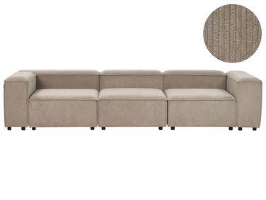 Modulaire bank 3-zits ARDAL Corduroy Lichtbruin