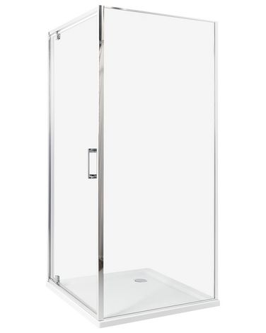 Douchecabine DARLI 90 x 90 x 185 cm Zilver
