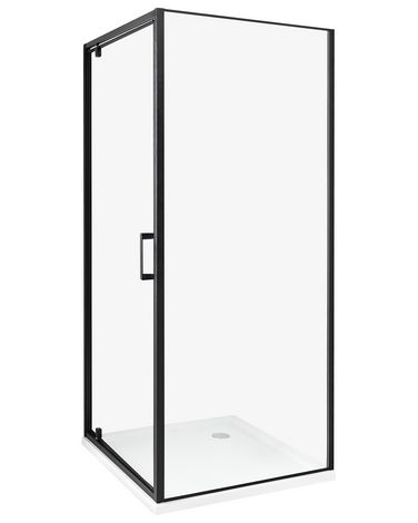 Douchecabine DARLI 80 x 80 x 185 cm Zwart