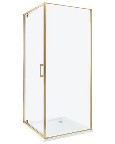 Douchecabine DARLI 80 x 80 x 185 cm Goud