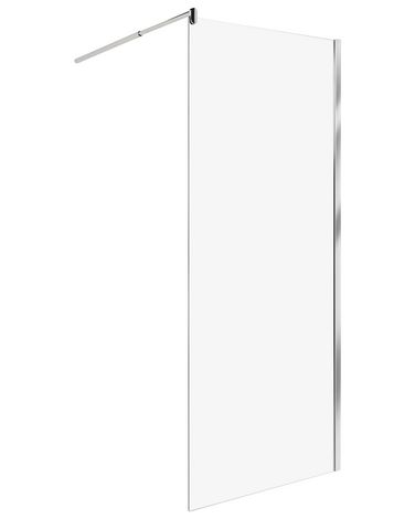 Douchescherm AHAUS 80 x 190 cm Zilver