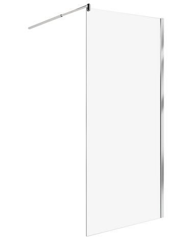 Douchescherm AHAUS 90 x 190 cm Zilver