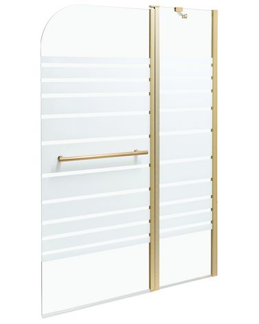 Douchescherm TUAPI 140 x 100 cm Goud