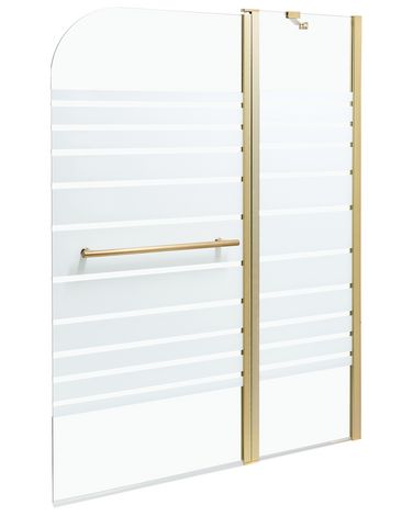Douchescherm TUAPI 140 x 120 cm Goud