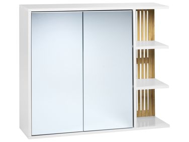Armoire de toilette murale NUBES 80 cm 70 cm Blanc