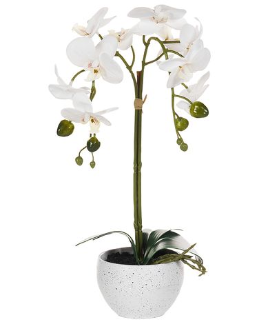 Artificial Plant ORCHID 42 cm White