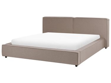 Bed Fabric LINARDS 180 x 200 cm (EU Super King) Taupe