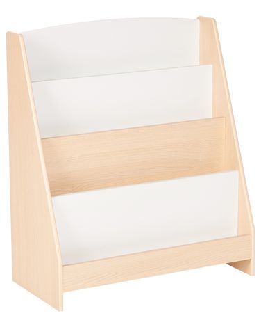 4 Tier Bookcase LILOET 70 cm Light Brown