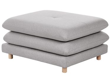 Ottoman HEDEN Fabric Grey