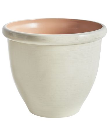 Bloempot TESALIA 49 cm Lichtbeige