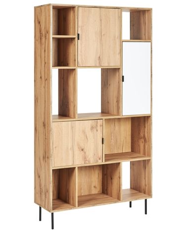 Opbergkast met 5 planken AMOS 185 cm Lichtbruin