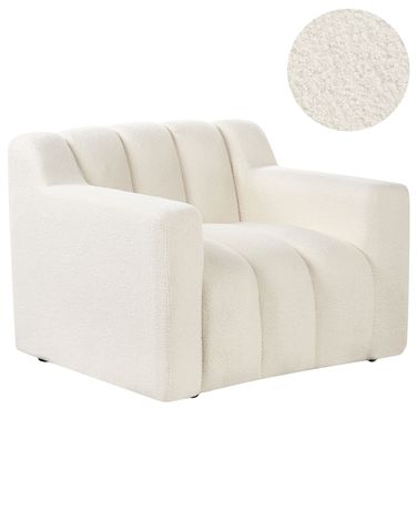 Armchair AGERUP Boucle Off-White