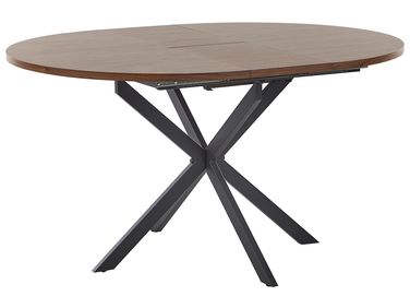 Eettafel uitschuifbaar FRIONA Donkerbruin 110/140 cm 110 cm