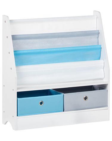 Boekenkast met 3 planken TUMBY 74 cm Wit